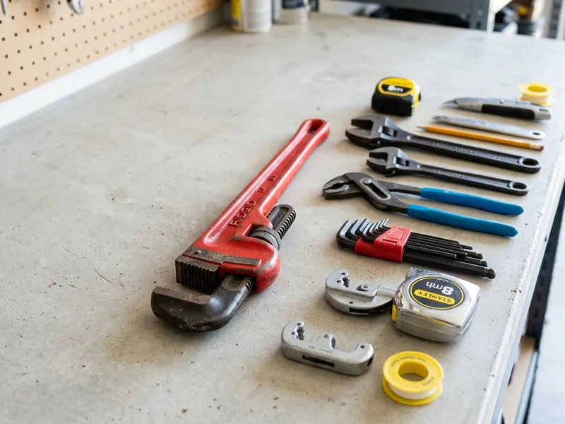 Professional plumbers in Shell Valley, ND equipped with top-tier tools for residential and commercial plumbing services.